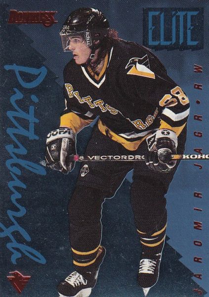 insert karta JAROMÍR JÁGR 95-96 Donruss Elite /10000